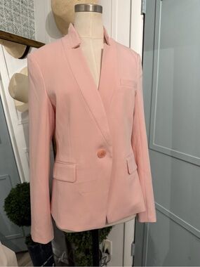 Veronica Beard Farley Dickey Jacket Blush Pink Size 8 NWT